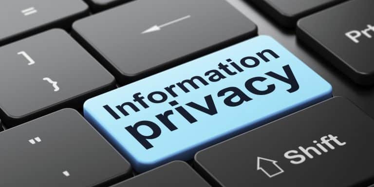 Confidentialité sur les données d’un site web